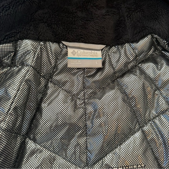 Women’s Columbia Black Puffer Coat Size Large - Picture 13 of 15